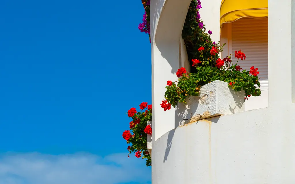 Balcón de una vivienda en Puerto de la Cruz, Tenerife